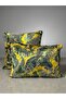 Memory Tropical Patterned Luxury Throw Pillow Set with Inner Filling, Special Woven Premium Decorative - 6