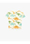 Dinosaur Printed Yellow Baby Boy T-Shirt 6Smb10063Tk - 4