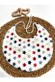 Baby Bib, Star Patterned, 100% Cotton Towel and Poplin Fabric