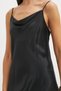 Thin Straps and Back Detail Satin Dress - 5