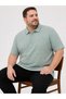 Large Size Collared Short Sleeve Pocket T-Shirt 7647