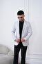 Men's Linen Blazer Jacket Slim Fit Summer Breathable - 4