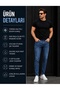 Men's Slim Fit Jean Trousers Modern Cut Flexible Fabric Daily Use