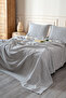 Boho Waffle-Navy Blue Double 240 X 260 Bedspread 50 X 70 - 2 Pillowcases 7038A
