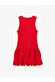 Slim Fit Crew Neck Sleeveless Bodycon Mini Dress - 5