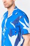 Men Regular Fit Allover Print Short Sleeve Casual Shirt, Multicolor - 3