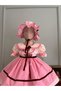 Gingham Pink Baby Girl Dress Birthday Holiday Dress Children's Dress - 4