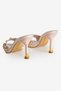 The Details on the Sem-High Heel Slippers Are Eye-Catching on the Front and Heel. - 2