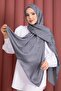 Premium Patterned Jacquard Shawl Series Gray