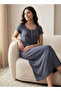 Night Gown Short Sleeve Textured - 3