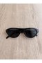 Azra Women's Black Cat Eye Sunglasses, Uv Protection, Retro Vintage Design, Stylish Premium Glasses with Gold Detail - 6