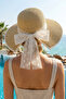 Wide-Brimmed Women's Straw Hat - 3