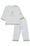 Sitting Sweet Bear Printed 3-18 Month Set - Ecru - 2