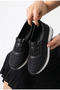 Dues 0721 Black Full Orthopedic Comfortable Daily Women's Shoes - 4
