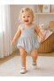 Isyis Unisex Baby Gray Jumpsuit