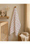 Double-Sided Double Layer Muslin Baby Blanket 80X90 cm Heart Patterned Organic Cotton Baby Blanket - 3