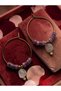 Steel Women's Earrings with Çielk Quartz and Varasit Natural Stone (Mother's Day Gift)