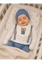 Cute Bear Strap Detailed Baby Boy Hospital Discharge Set - 4