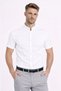 Men's Kısakol Slimfit Narrow Fit Judge Collar Cotton Satin Office Suit Casual Men's Shirt