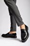 Men's Classic Patent Leather Black Shoes - 3
