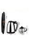 Kettle with Glass Teapot Set 2200 Watt Power Special Steel Kettle with Auto Shut Off Function 2.2L - 7