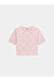 Silvy Boxy Fit Women's Pink T-Shirt V6Gi18K2985-G63M - 4