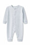 Isis Unisex Baby Star Patterned Long Sleeve Jumpsuit with Snap Fasteners - 4