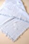 Star Appliqued 100% Cotton 4 Layer Muslin Baby Blanket 90X110 cm - 3
