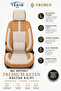 Dacia Jogger 2022+ Compatible Apex Linen Beige Tan Seat Cover with Lumbar Support - 2