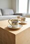 Portia 6-Person Porcelain Coffee Cup Set - 90 ml - 2