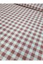 Duck Fabric Has a Stain-Resistant Feature (Copper-Colored Checkered 50 X 180) - 2