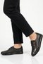 Black Genuine Leather Women's Casual Shoes 2026-1 Z - 2