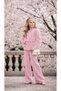 Girl's Pants Button Detailed Lined Blouse Bag - 2