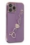 Ilkeshop New iPhone 14 Pro Case Esila Silicone (201915) - Purple - 3
