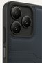 Ilkeshop New Realme Note 50 4g Case Sara Leather Case with Business Card Holder (214102) - Navy Blue - 3
