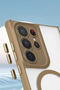 Ilkeshop New Galaxy S24 Ultra Case Enka Magsafe Silicone Case (220102) - Desert - 2