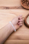 Crystal Quartz Original Real Natural Stone Bracelet Transparent Real Natural Stone Bracelet - 5