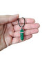 Certified Nails Model High Quality Natural Malachite Malahite Stone Pendant Leather Drawstring Necklace - 6