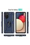 Ilkeshop New Galaxy A03S Case Sofia Ring Silicone Cover (94203) - Navy Blue - 3