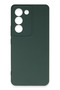 Ilkeshop New Vivo V30 Lite 4g Case First Silicone - (115723) Dark Green - 2