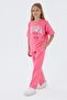 Girl's two-piece set, double yarn 100% cotton - 2
