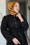 Velmir fisto fabric shirt-skirt hijab set- black - 6