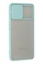 Ilkeshop New Galaxy A22 Case Palm Frosted Camera Sliding Silicone (163840) - Turquoise - 2