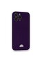 Ilkeshop New iPhone 12 Pro Max Case Kelvin Silicone with Business Card Holder - (194616) Deep Purple - 2