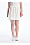 Elastic Waist Self Patterned Women's Skirt - 2