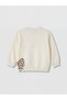 Lcw Baby Crew Neck Embroidered Baby Girl Sweatshirt - 2