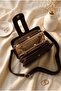 Gold Detailed Multi-Functional Hand and Shoulder Bag - Black - 2