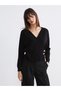 Özmarka New Season Double-Breasted Collar Women's Knitwear Sweater