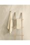 Likya 100% Cotton Jacquard Border Cream 2-Piece Dowry Towel Set with Diagonal Stripes 1018 70X140 - 5