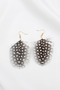 Ethnic Hippie Style Feather Earrings 7 Cm. - 3